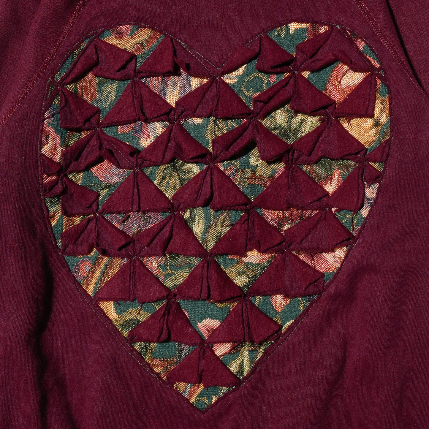 vintage love jacquard sweat