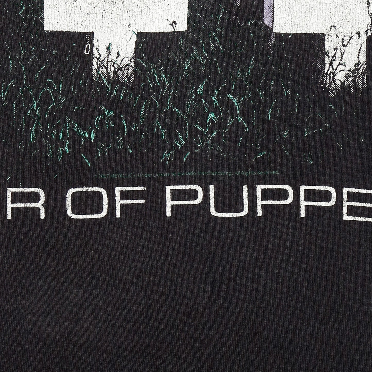 vintage 2007’s Metallica “master of puppets” t-shirt