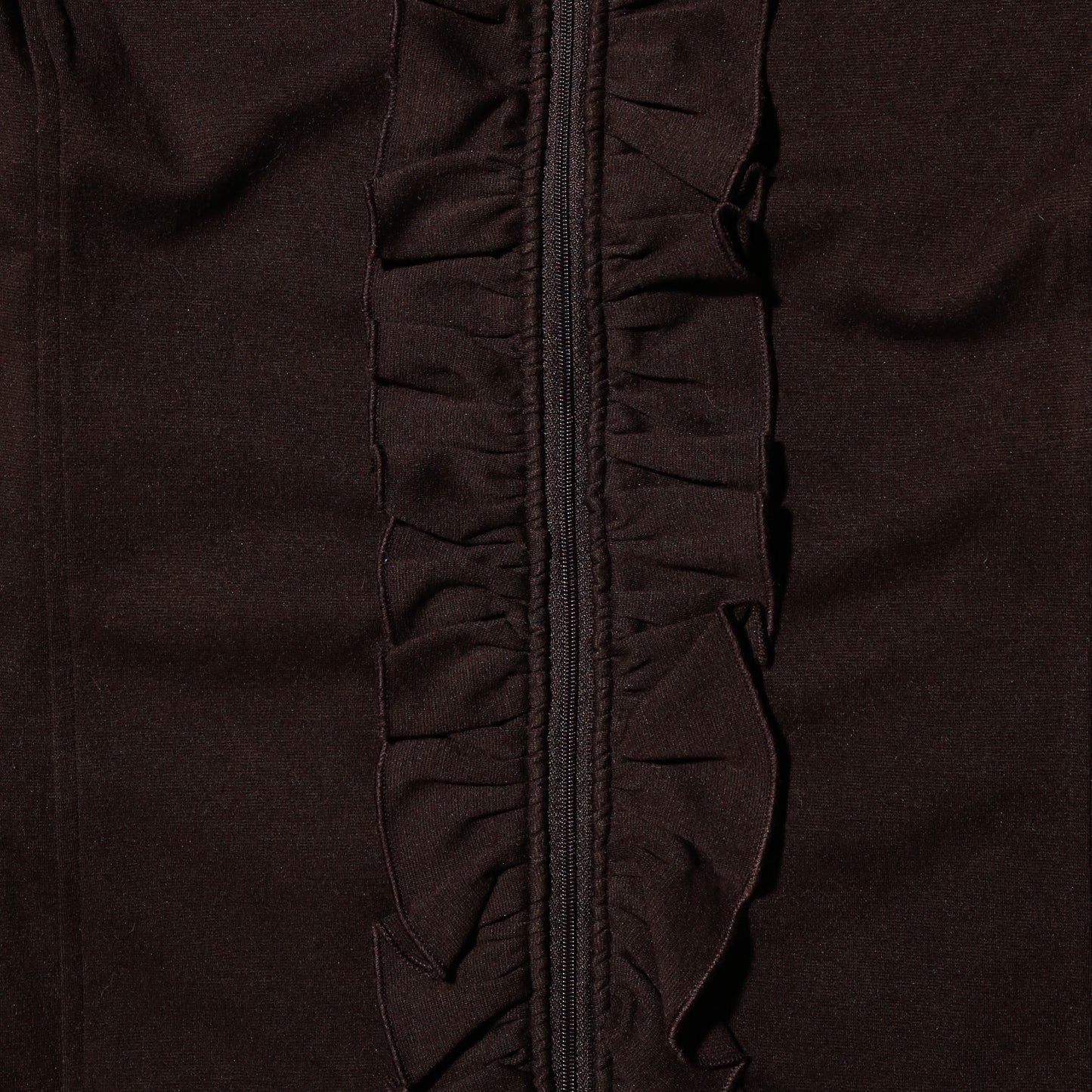 vintage zipped frill jacket