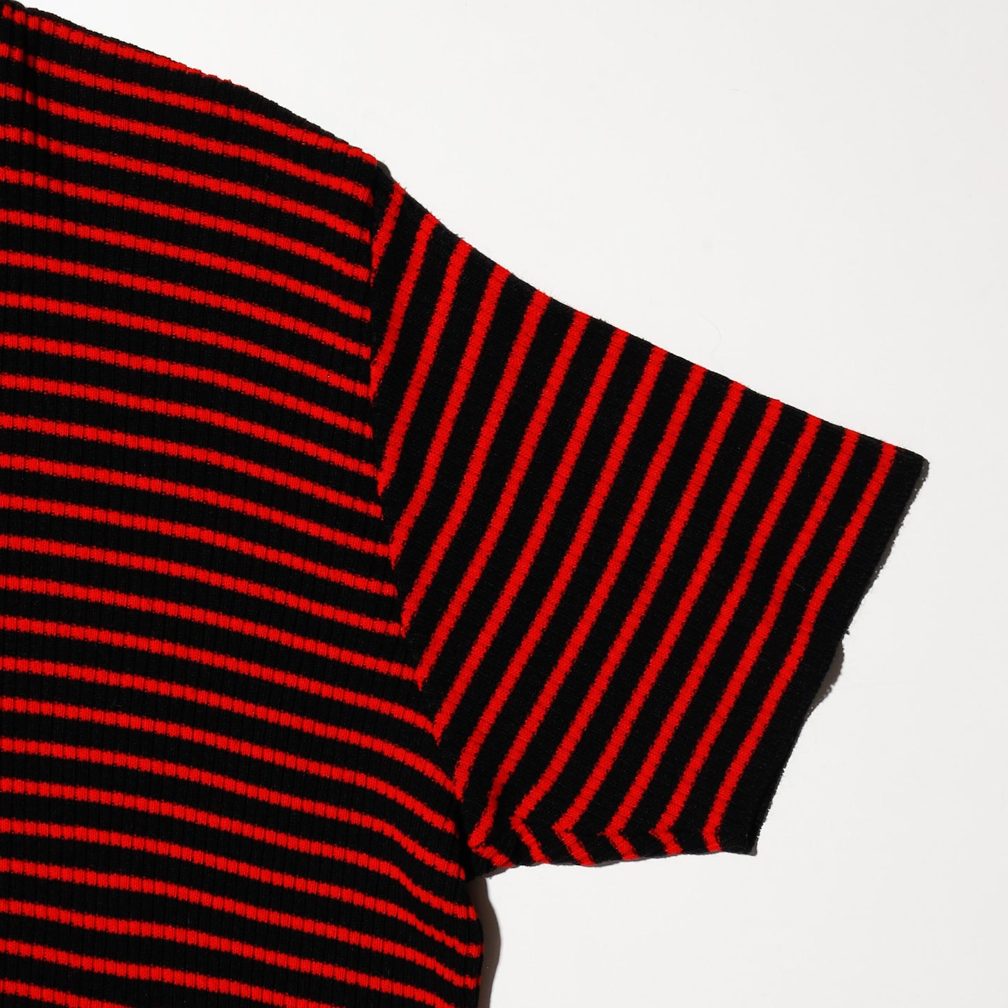 vintage border ribbed t-shirt