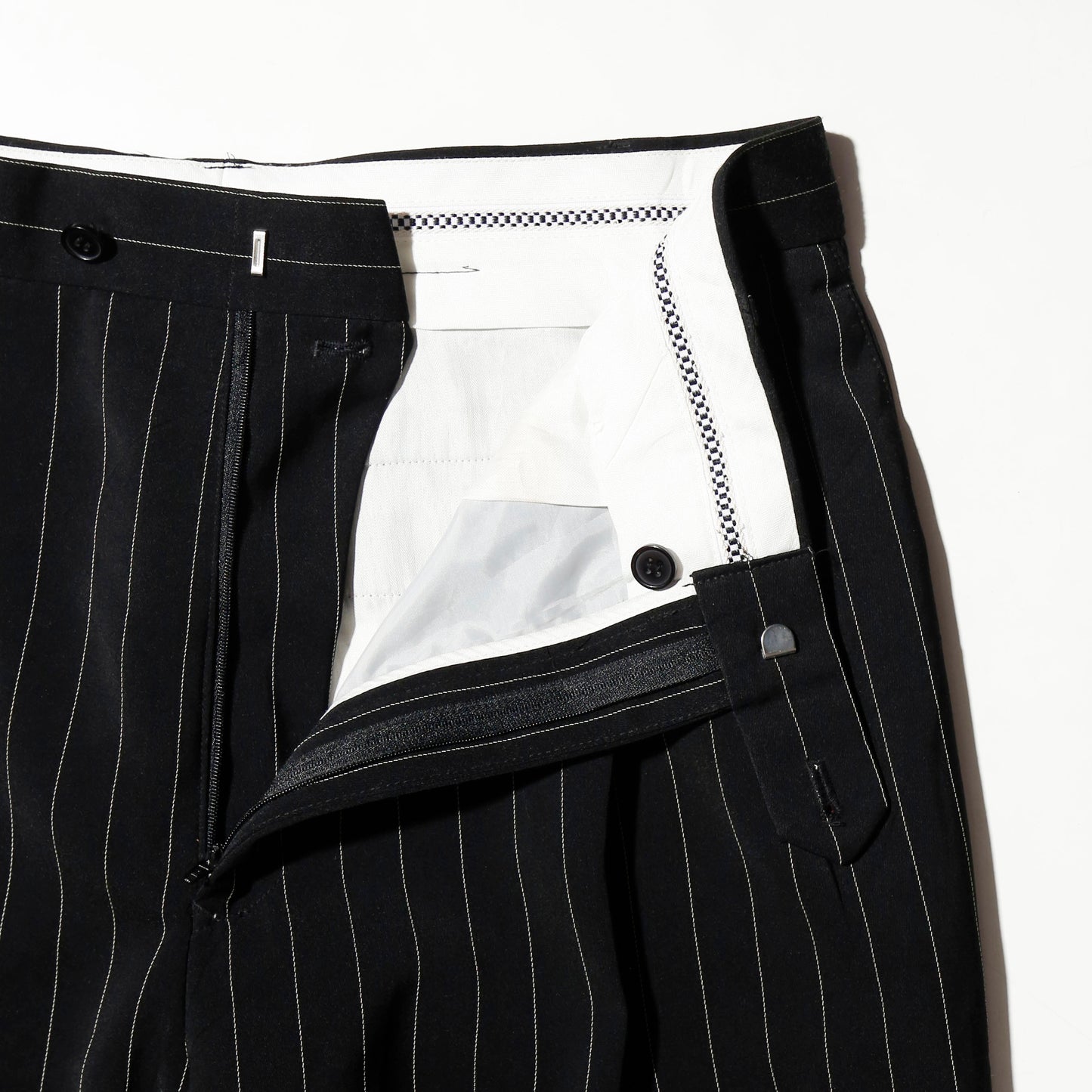vintage stripe wide zoot slacks