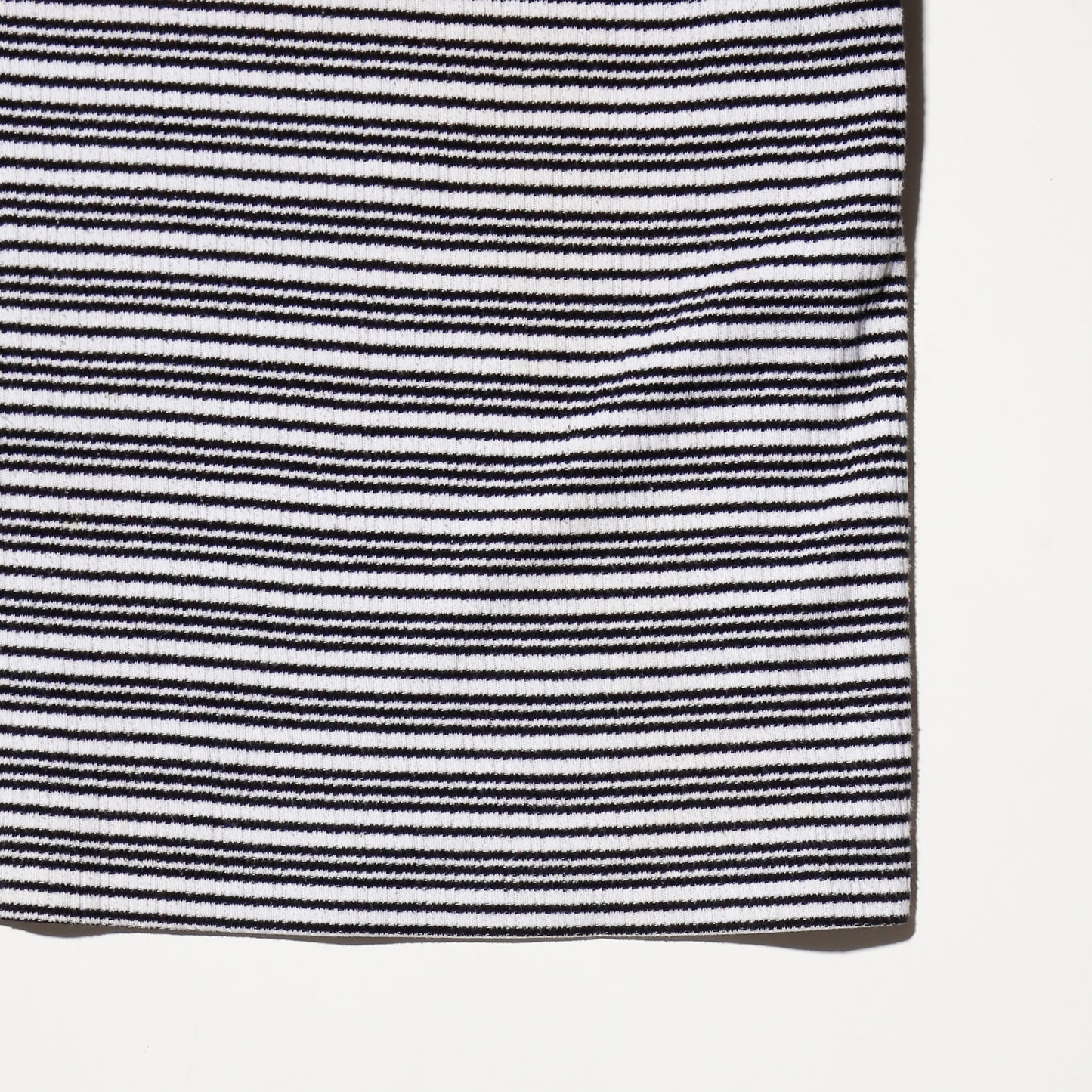 vintage ribbed broder compact t-shirt