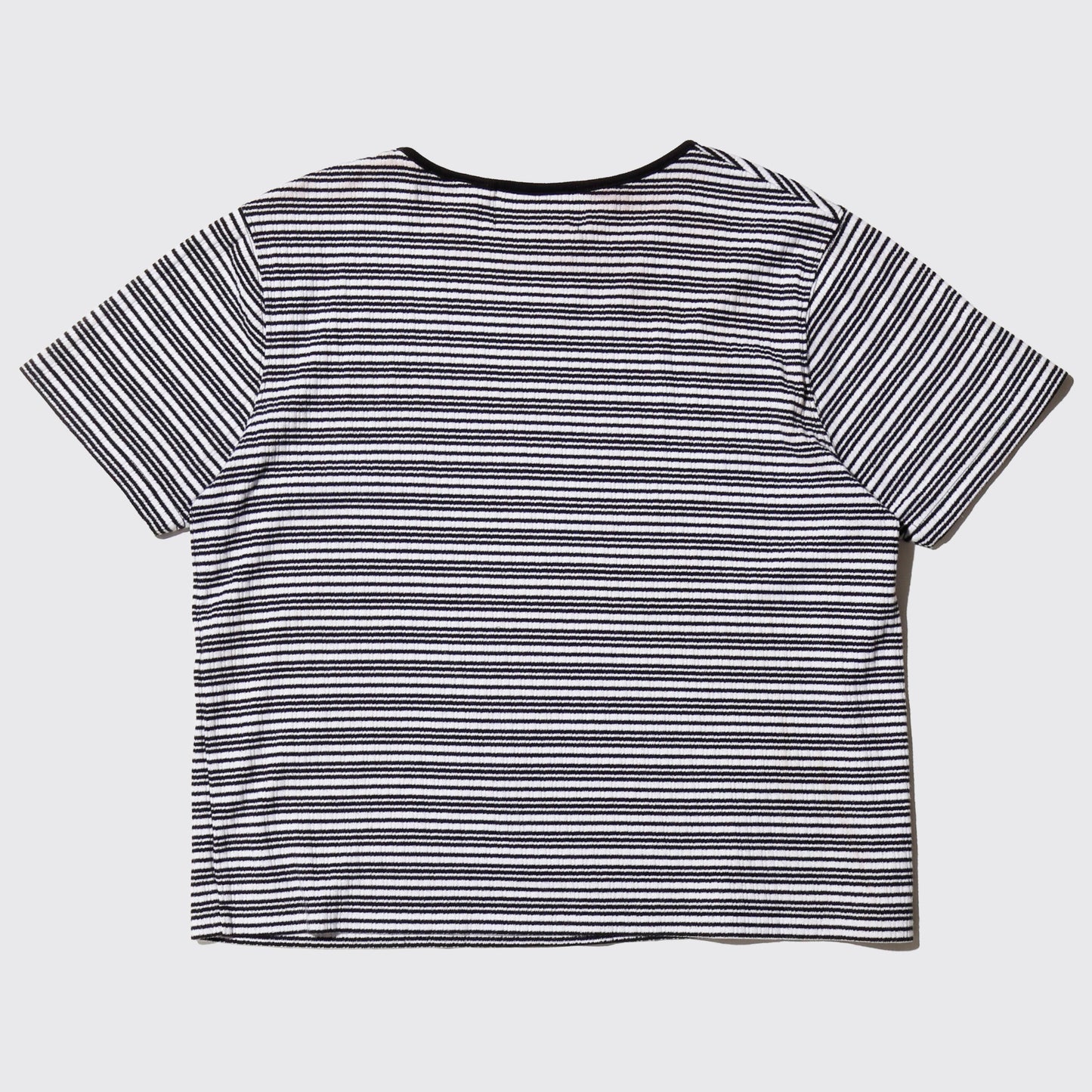 vintage ribbed broder compact t-shirt