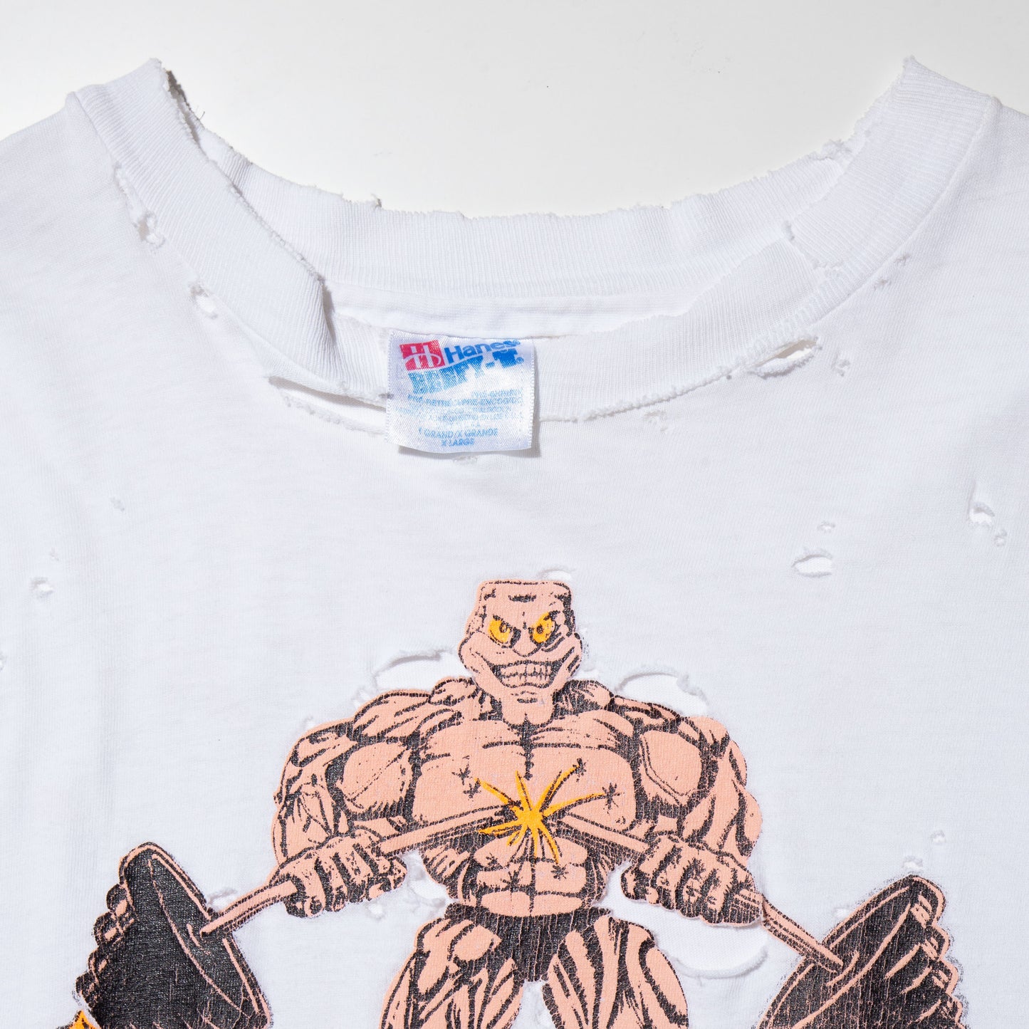 vintage vintage 90's power world gym broken t-shirt