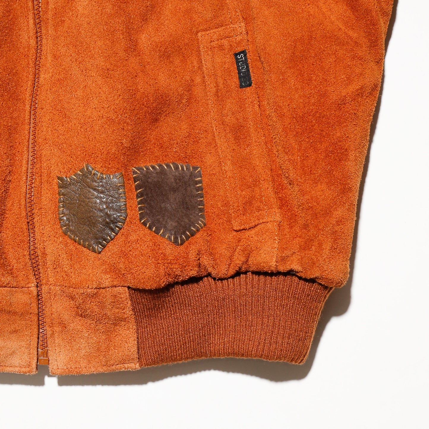 vintage n-2b type boa suede jacket