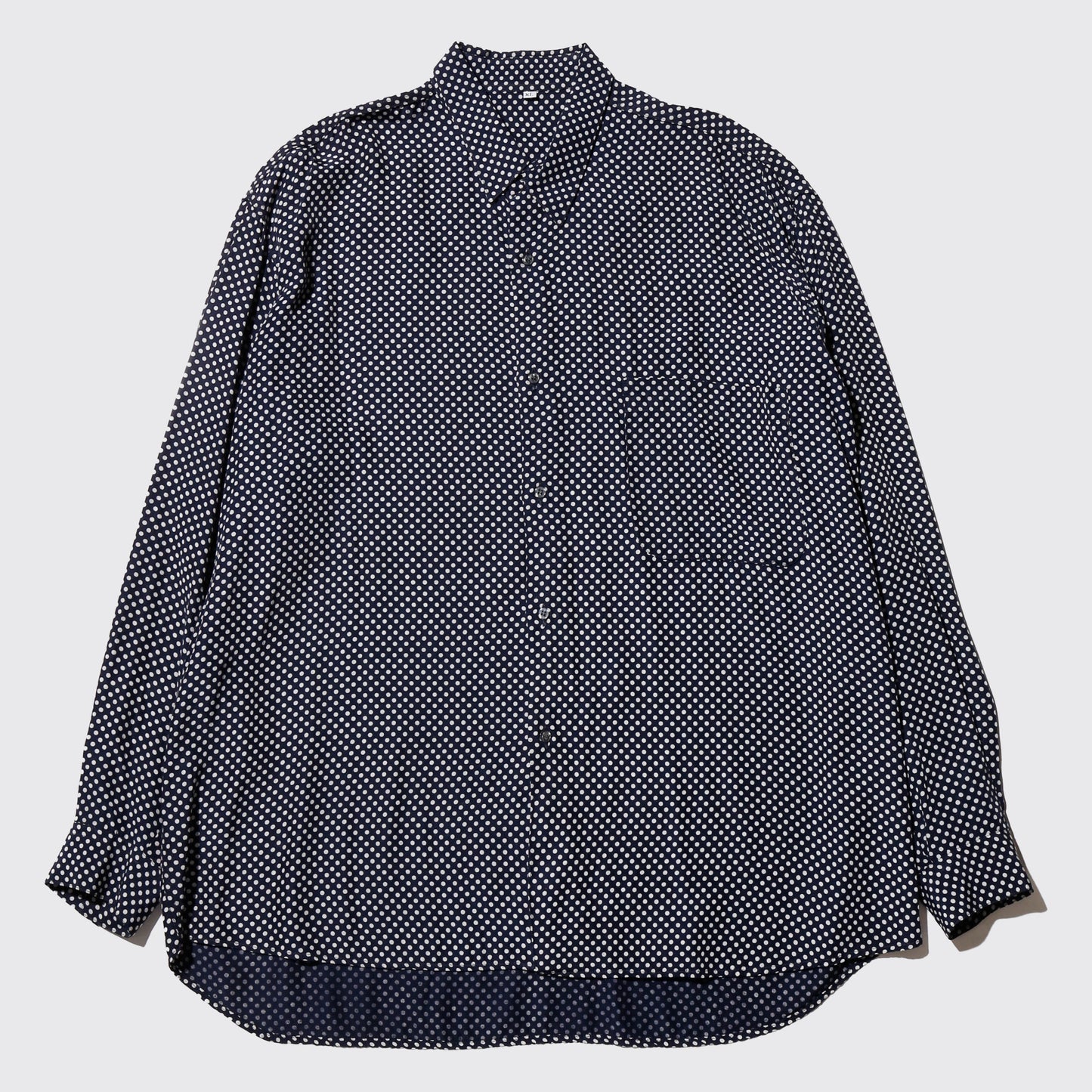 vintage dots rayon loose shirt
