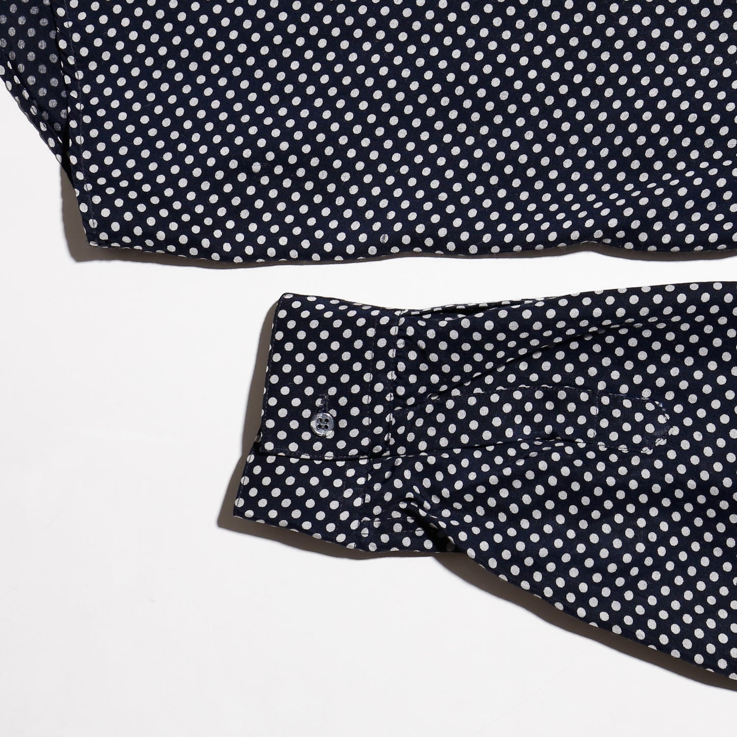 vintage dots rayon loose shirt