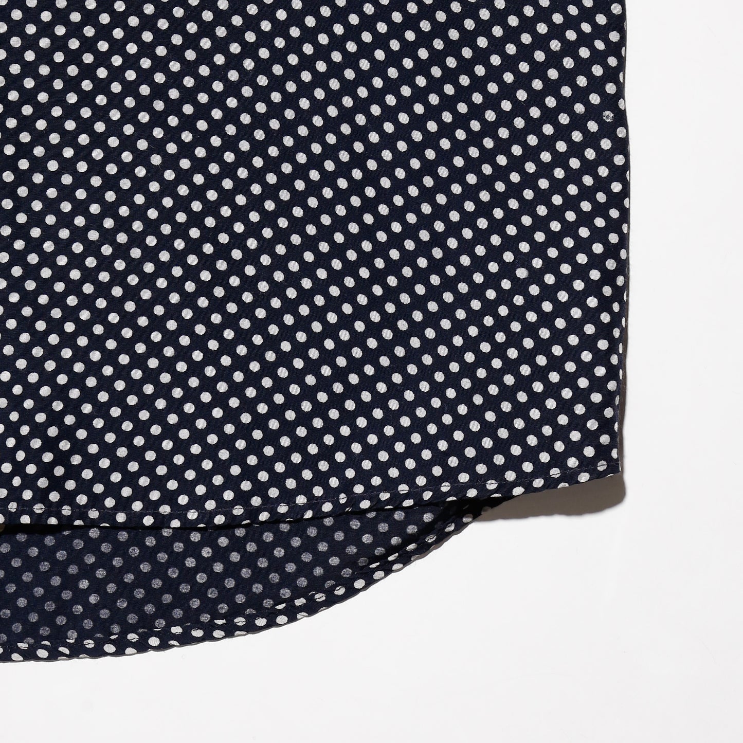 vintage dots rayon loose shirt