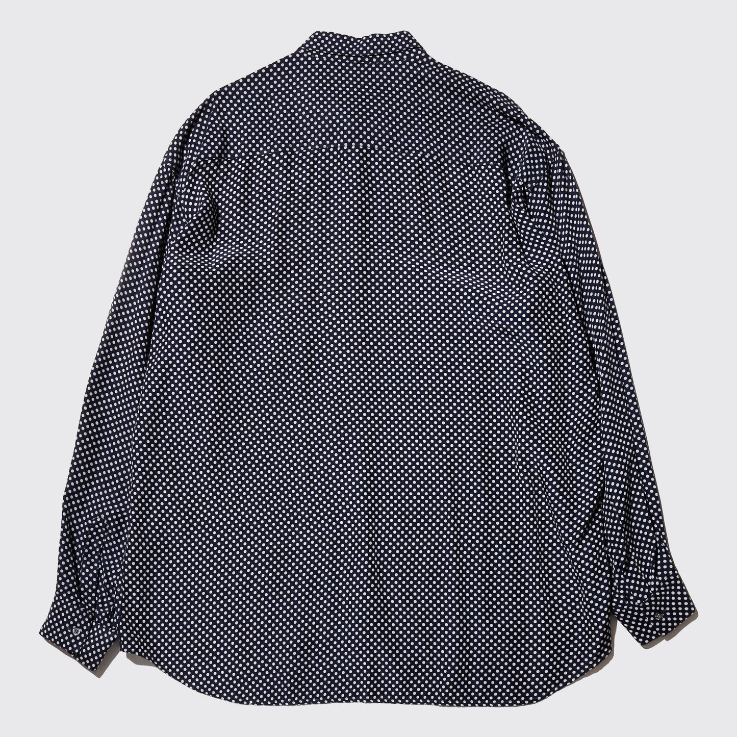 vintage dots rayon loose shirt
