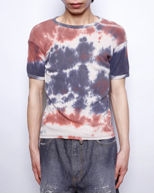 vintage tie dye ringer t-shirt