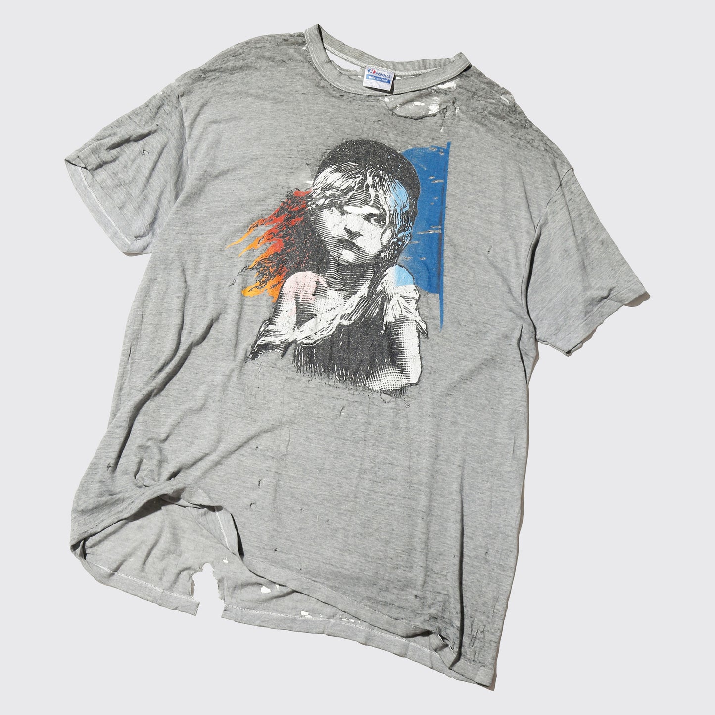 vintage 80’s les miserables broken t-shirt