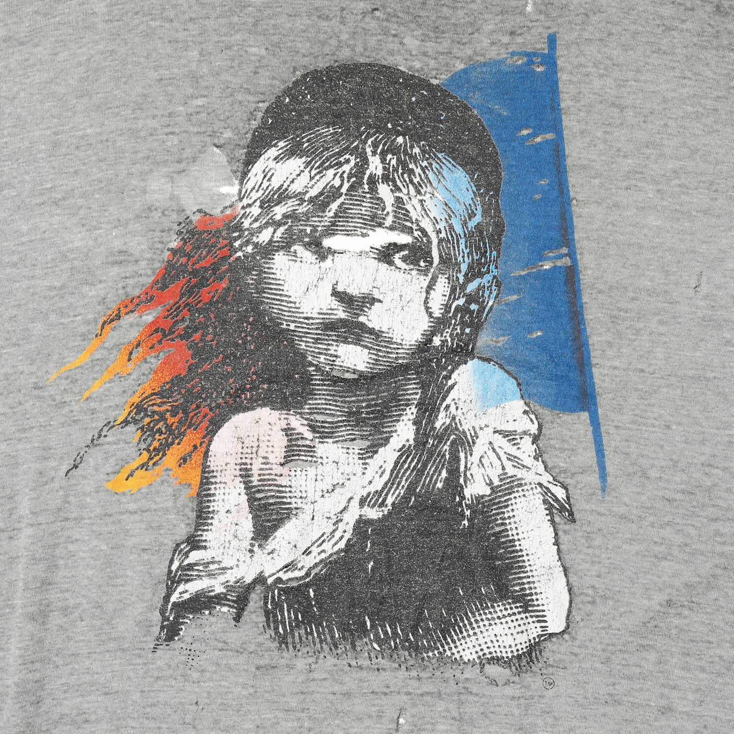 vintage 80’s les miserables broken t-shirt