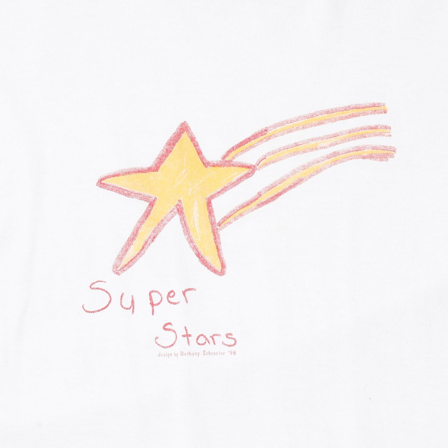 vintage 1998’s "super stars" design by bethany schroeter t-shirt