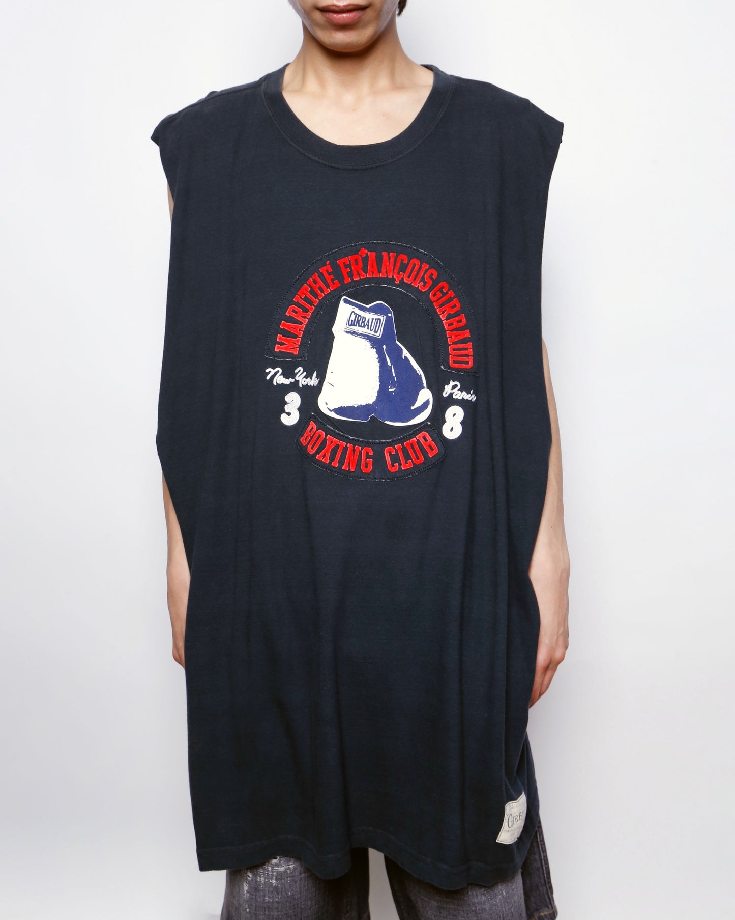 vintage 00's Marithé + François Girbaud boxing club long n/s t-shirt