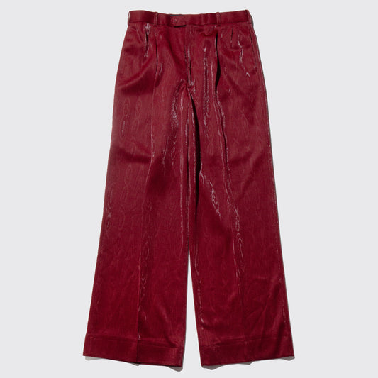 vintage glossy wide slacks