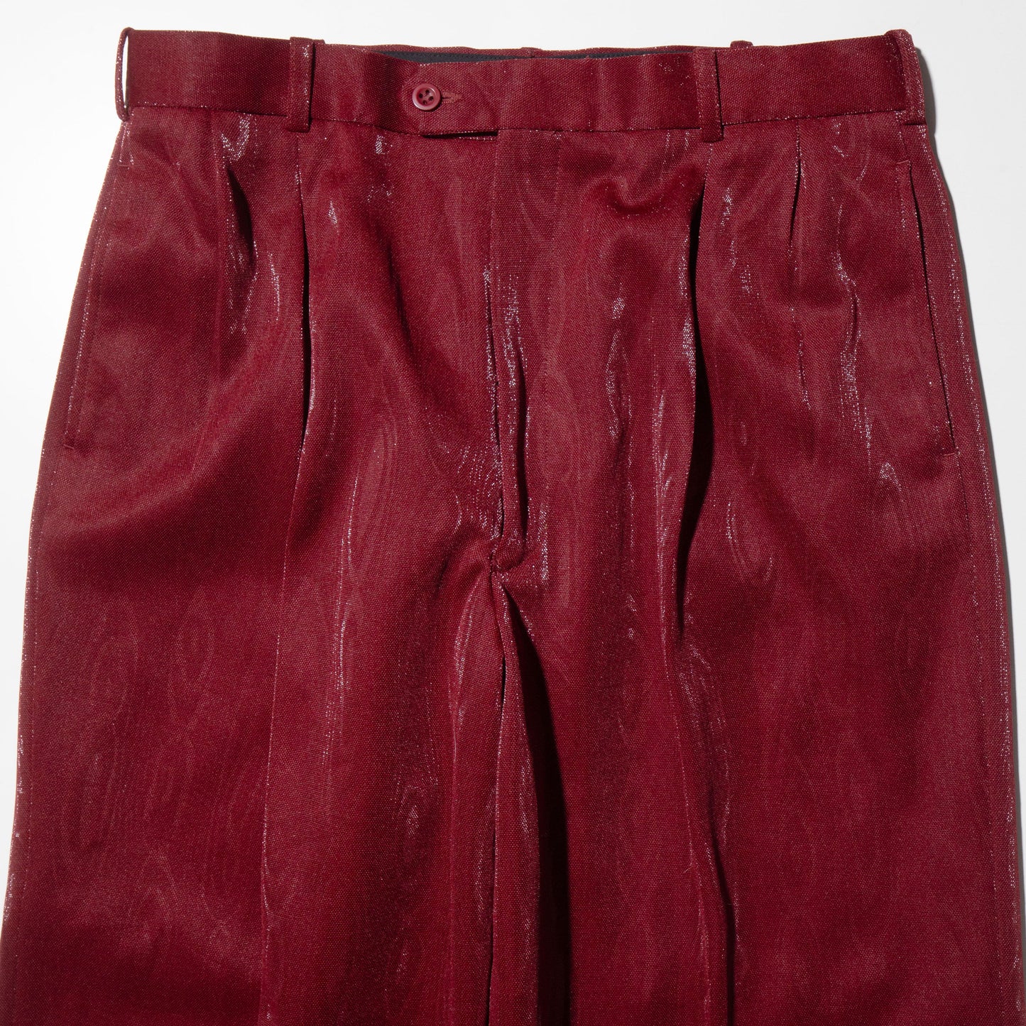 vintage glossy wide slacks