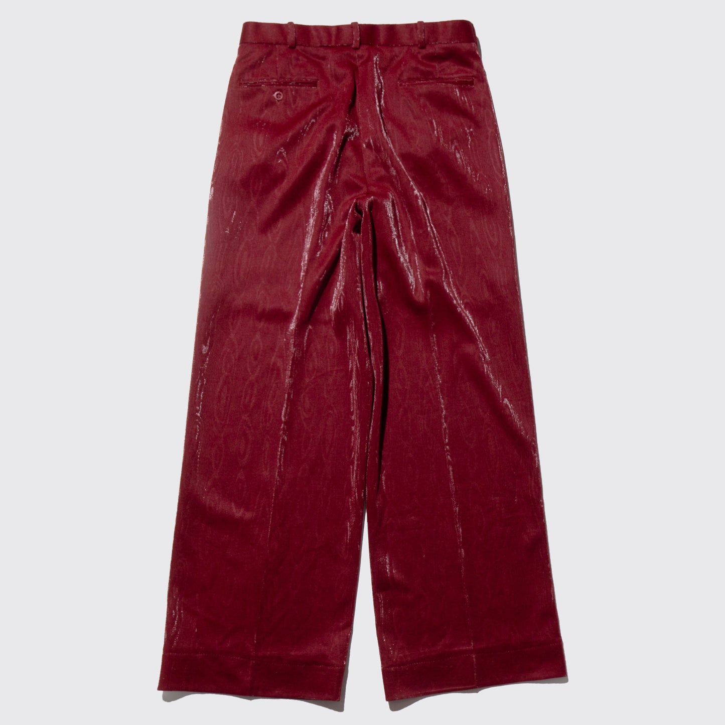 vintage glossy wide slacks