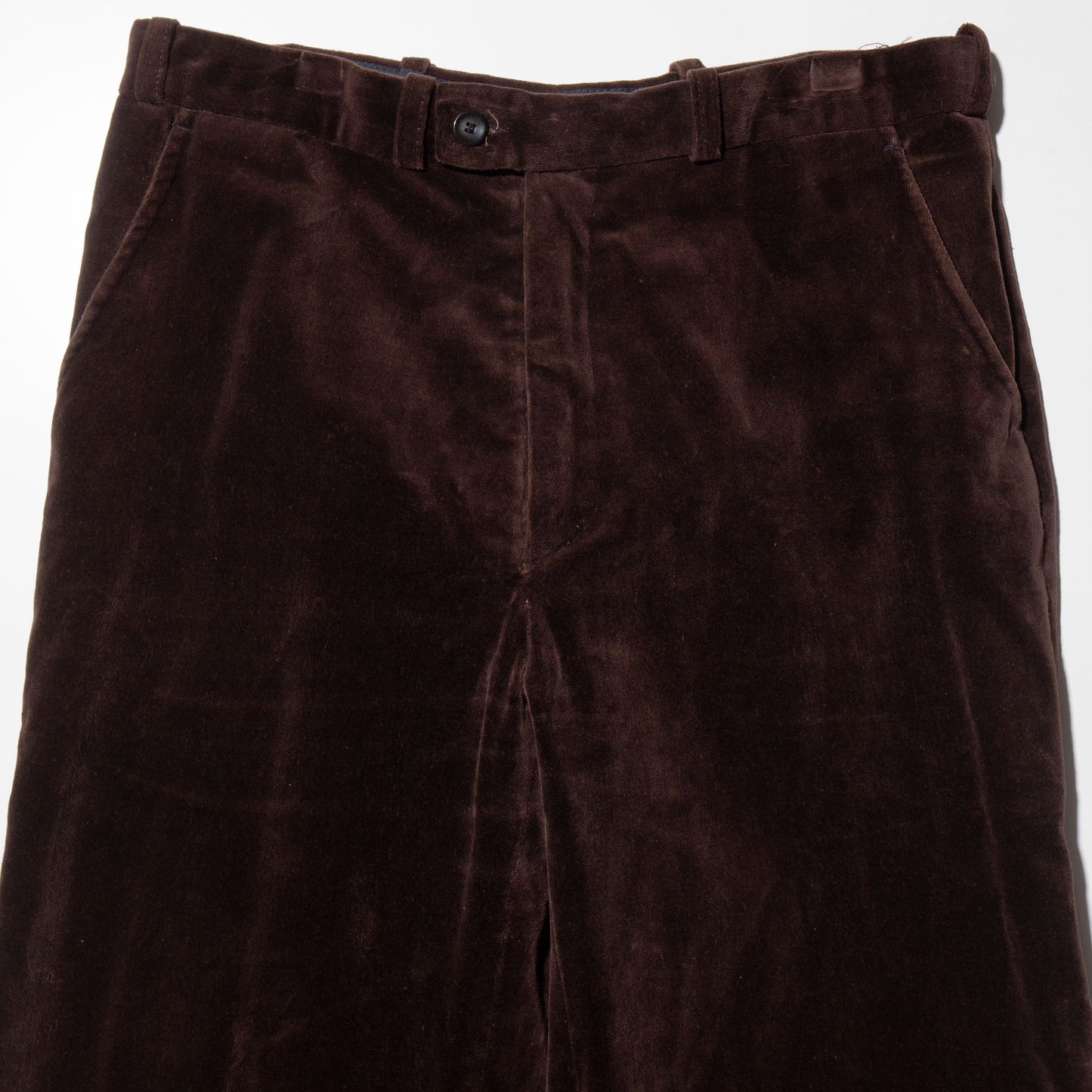 vintage 70's wide velvet flare slacks