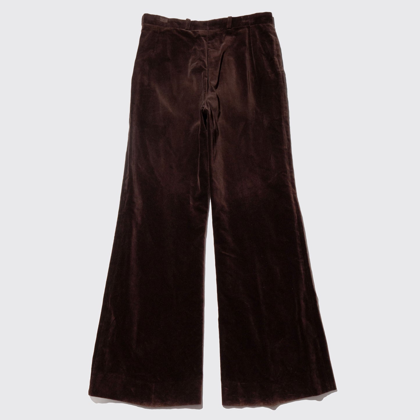 vintage 70's wide velvet flare slacks