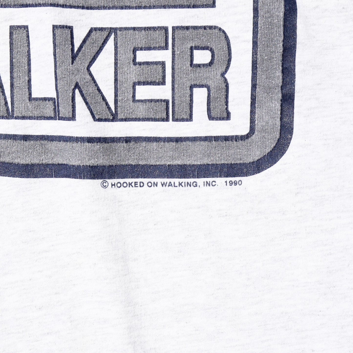 vintage just1990’s “walker” hooked on walking inc. t-shirt