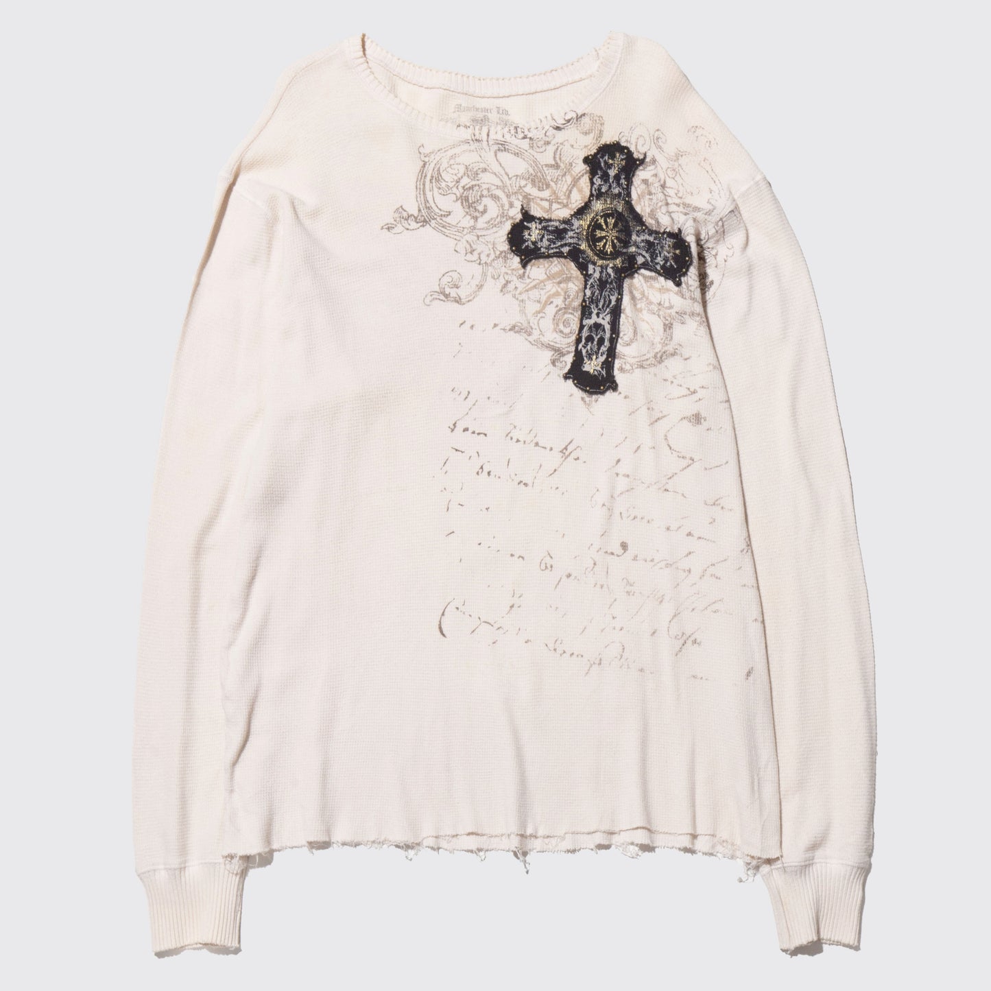 vintage cross crash thermal l/s