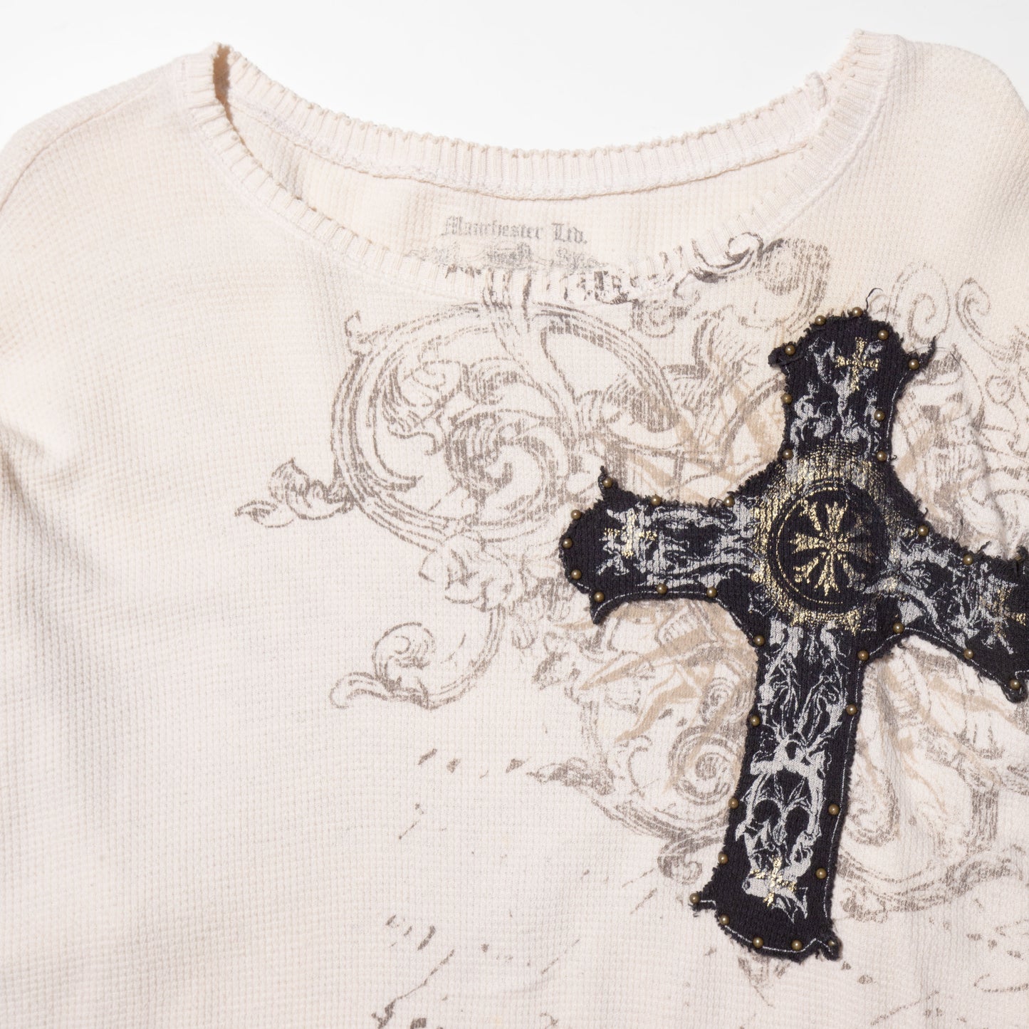 vintage cross crash thermal l/s