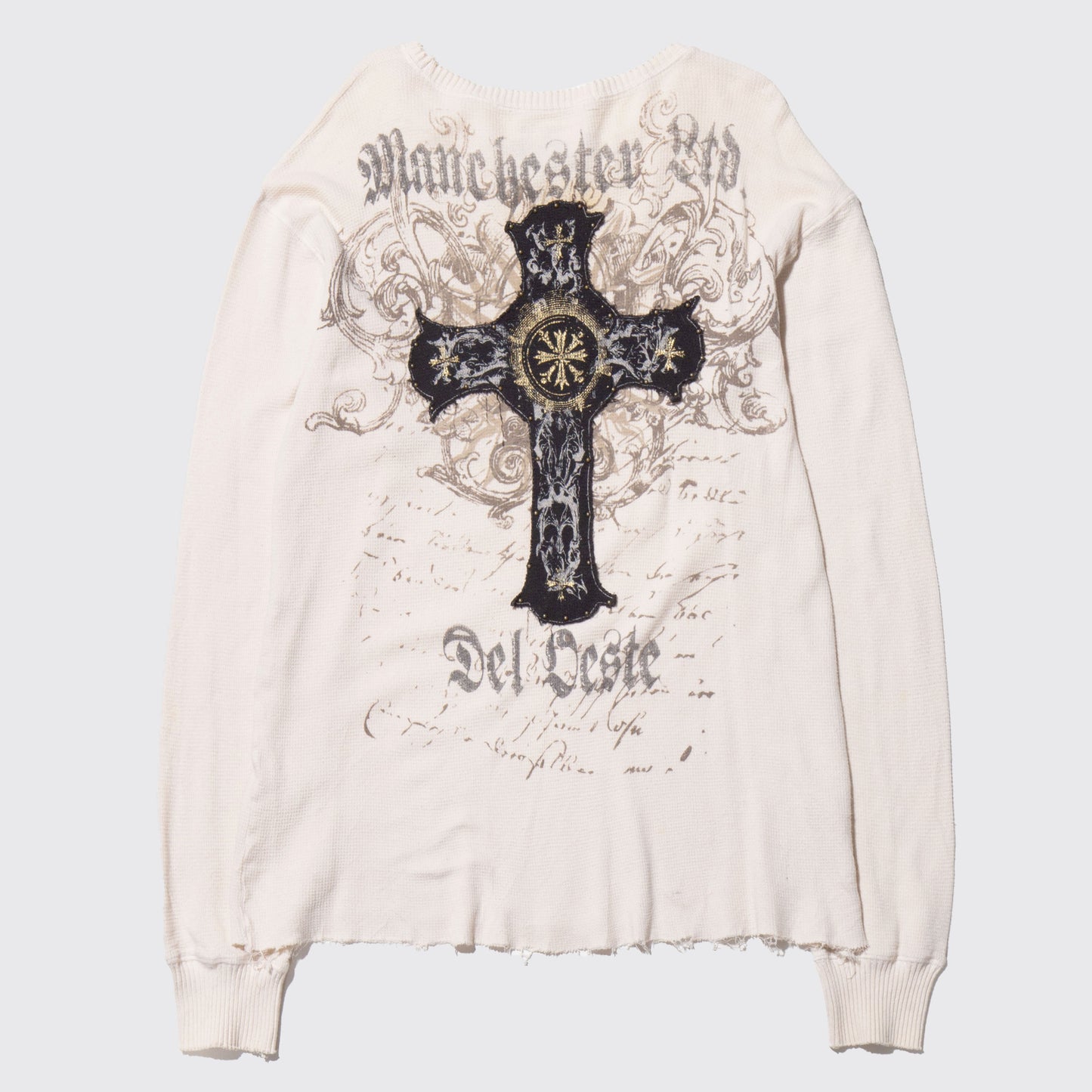 vintage cross crash thermal l/s