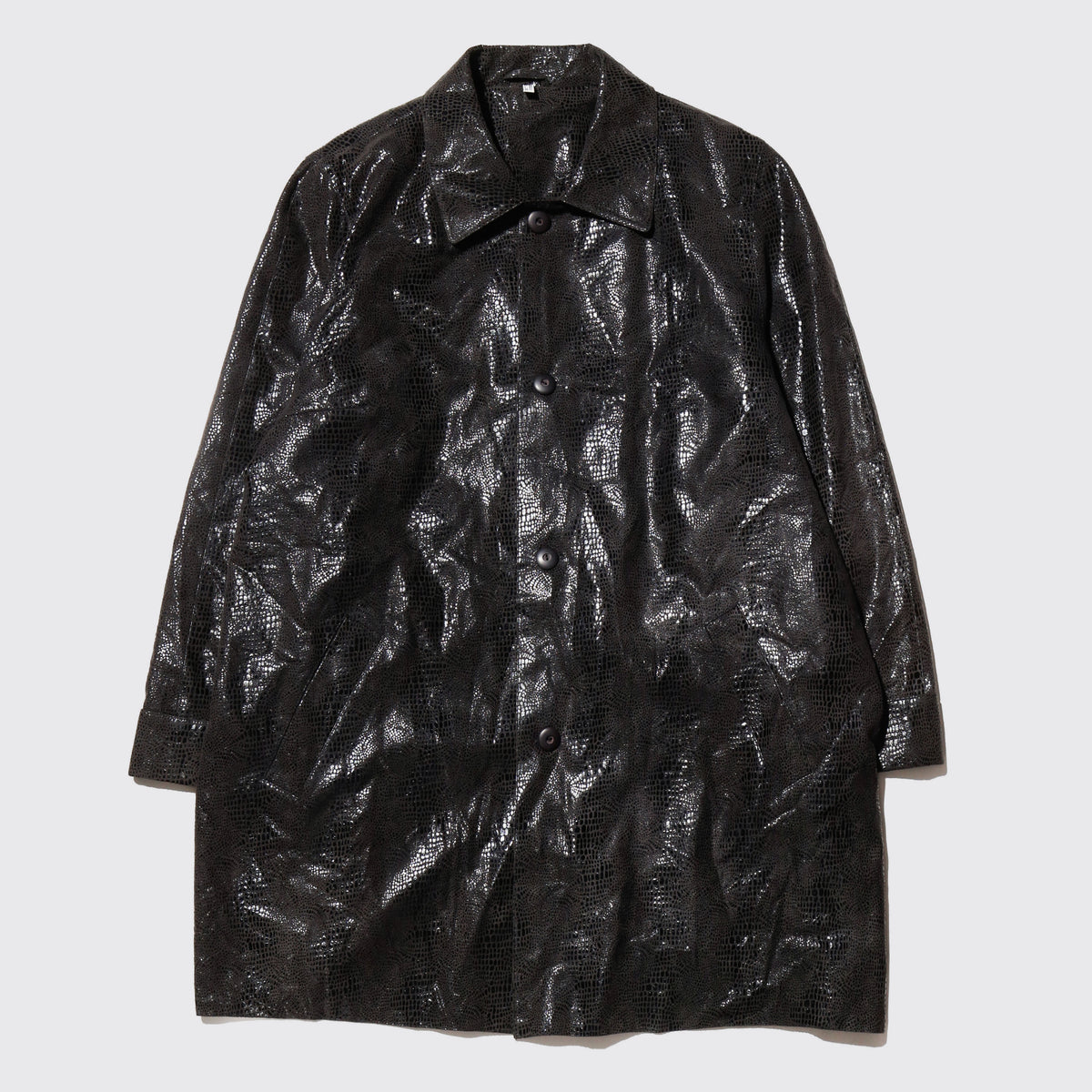 vintage faux python coat