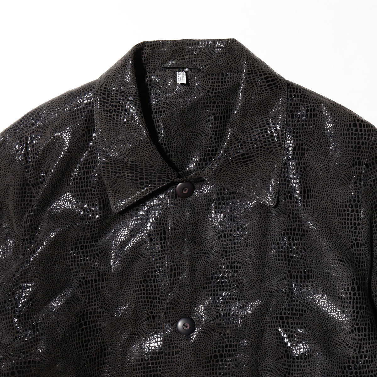 vintage faux python coat