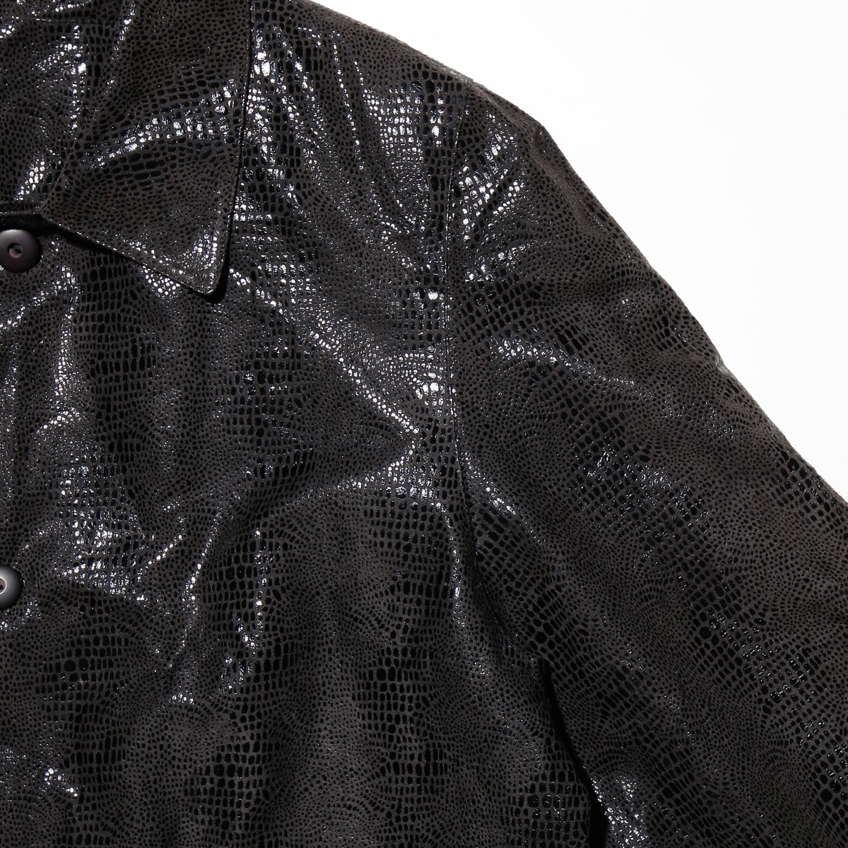 vintage faux python coat