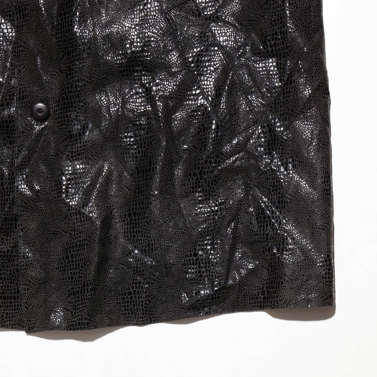 vintage faux python coat