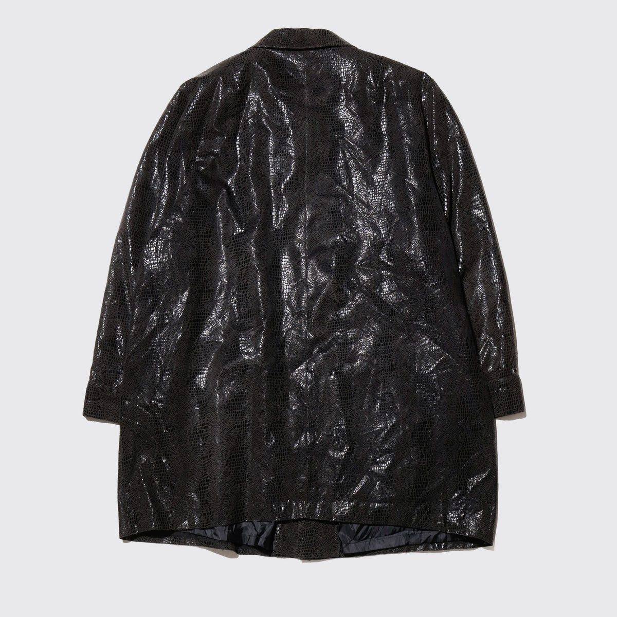 vintage faux python coat