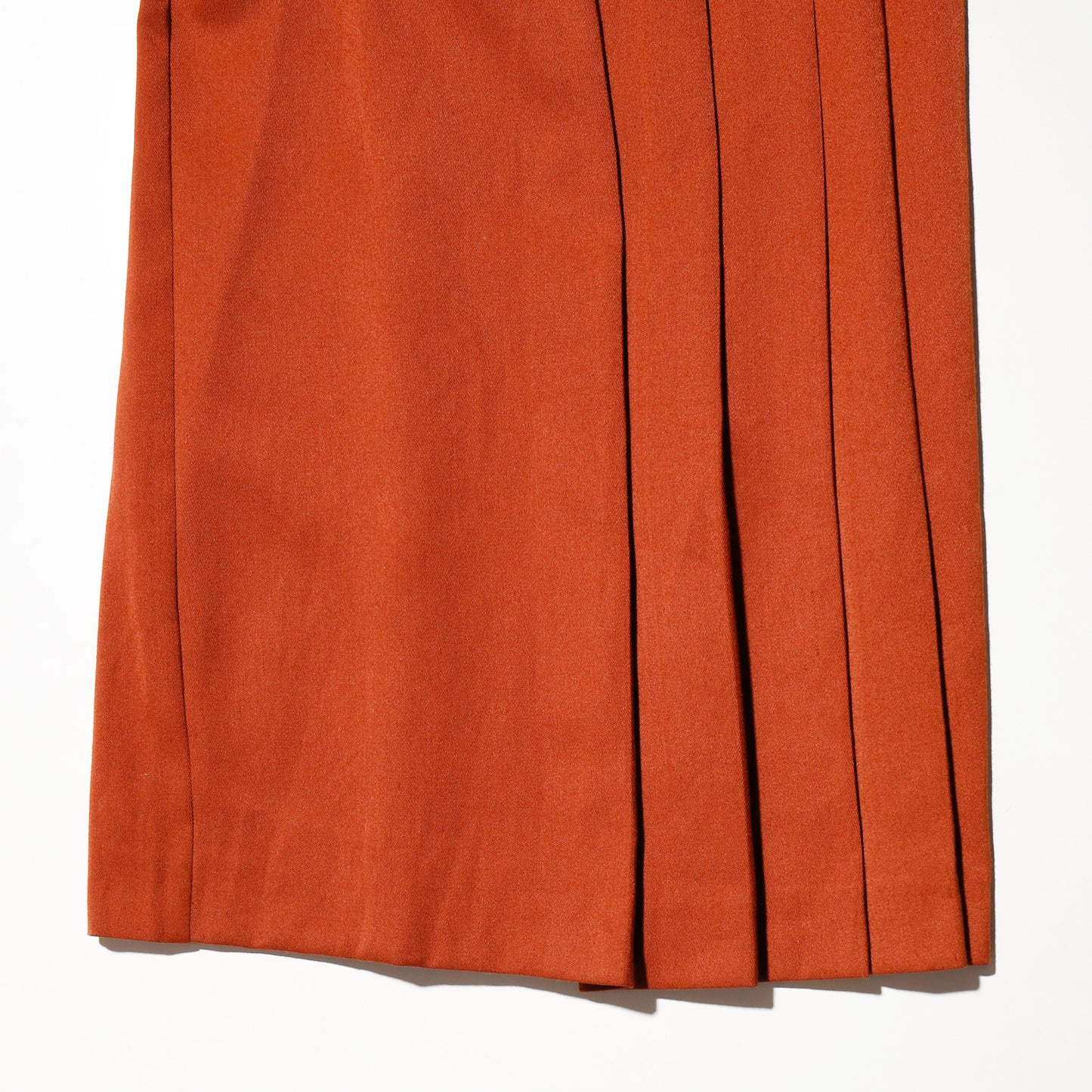 vintage pleats gabardine wide shorts