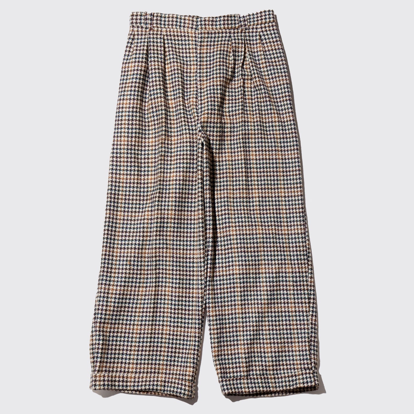 vintage houndstooth wide slacks