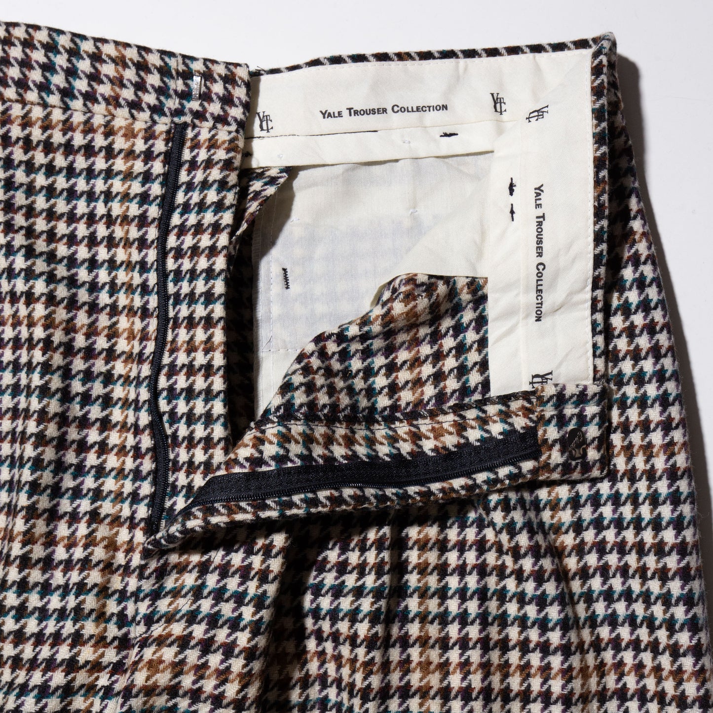 vintage houndstooth wide slacks