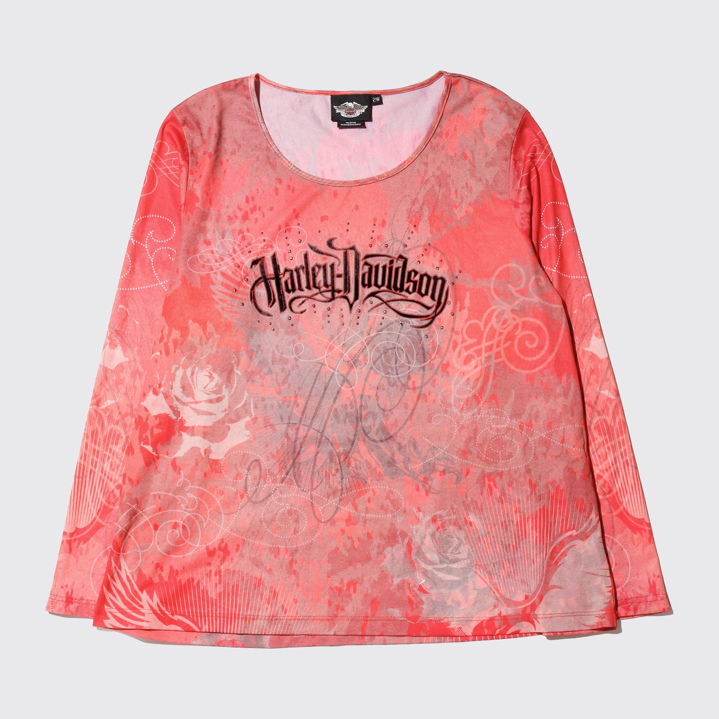 vintage 00's harley-davidson tatoo cut sew