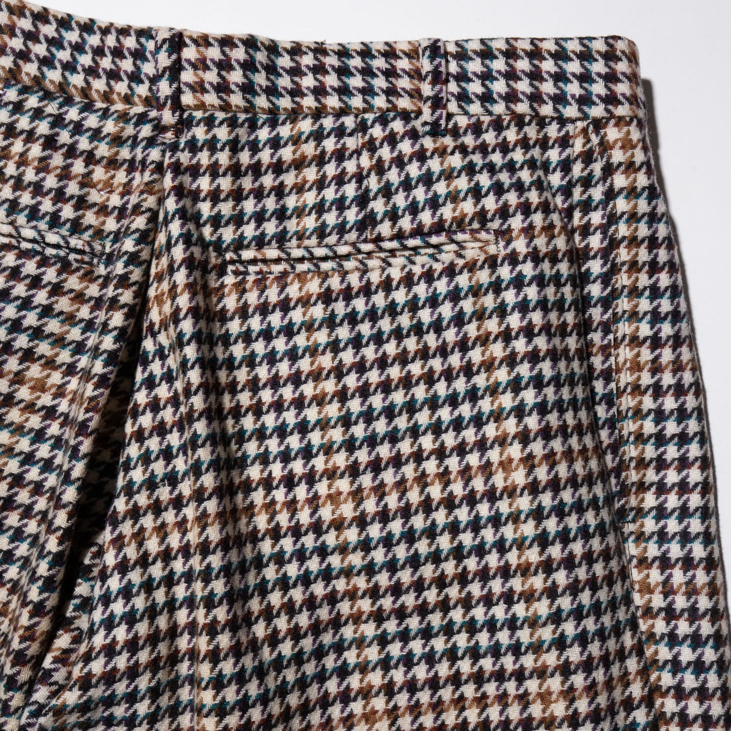 vintage houndstooth wide slacks