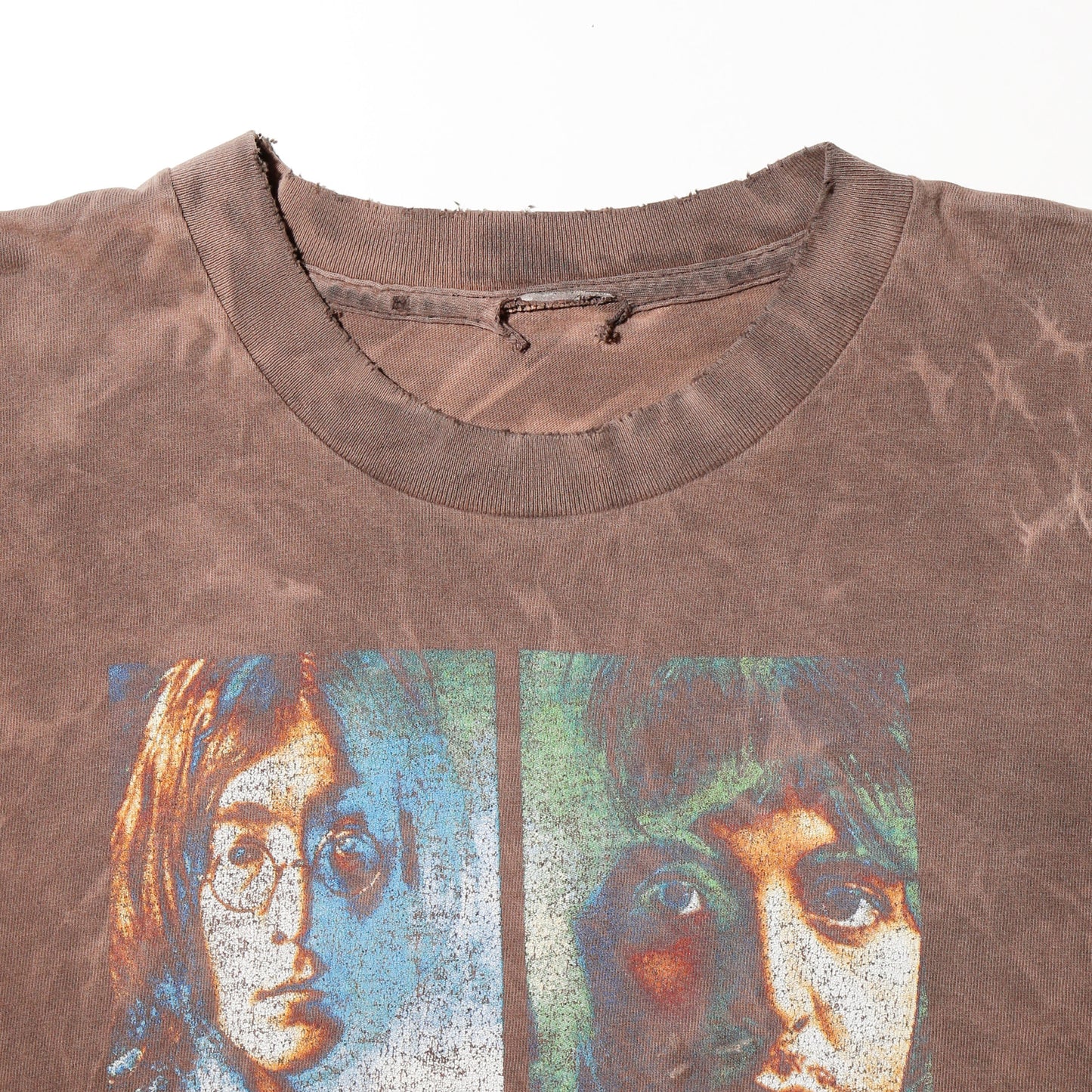 vintage 90's The Beatles broken t-shirt