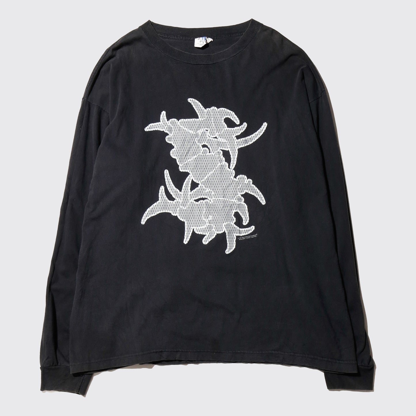 vintage 1997's sepultura tribal bone mesh print l/s