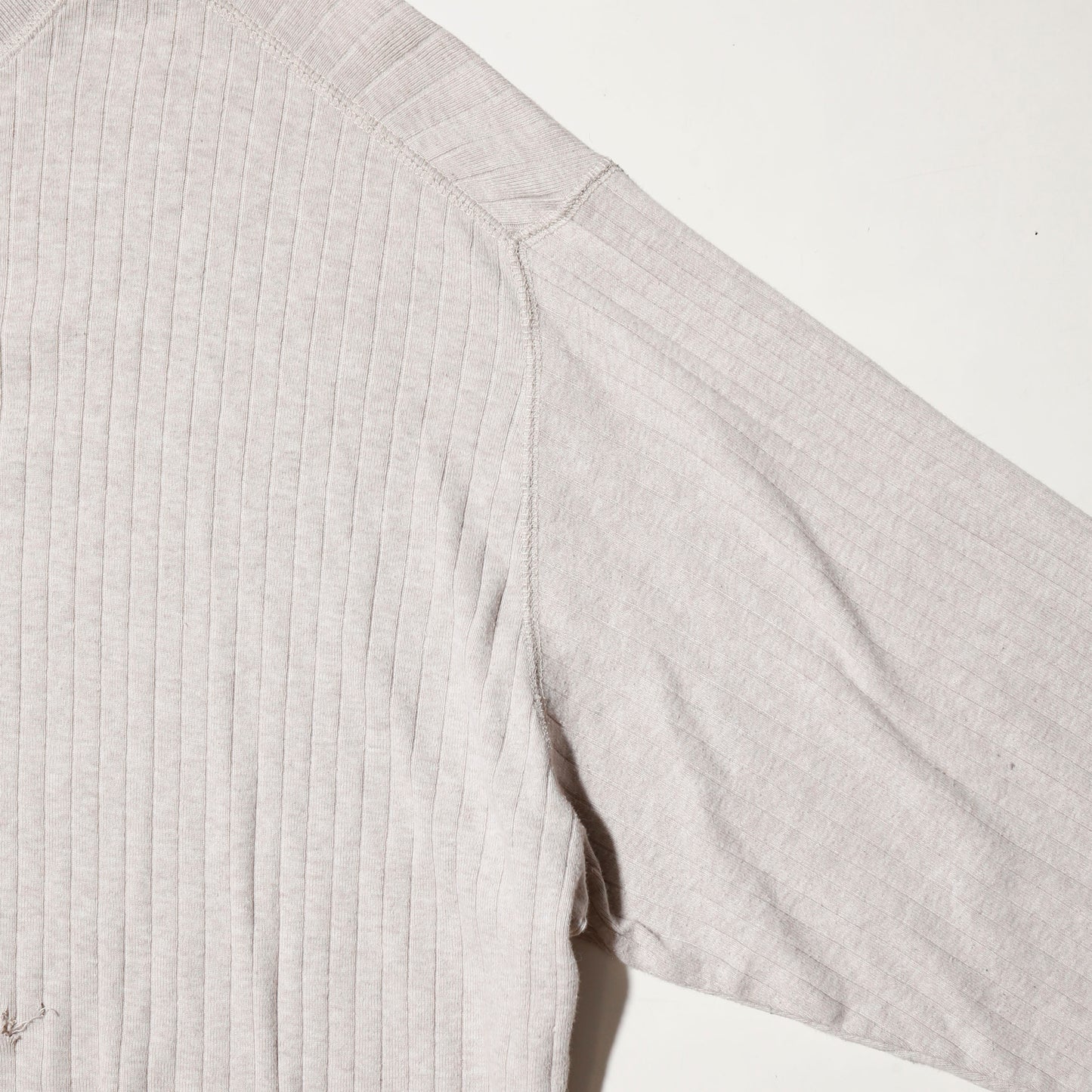 *one-off levi's broken henry neck cut sew