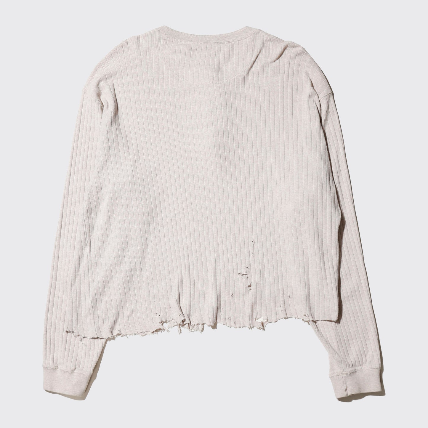 *one-off levi's broken henry neck cut sew