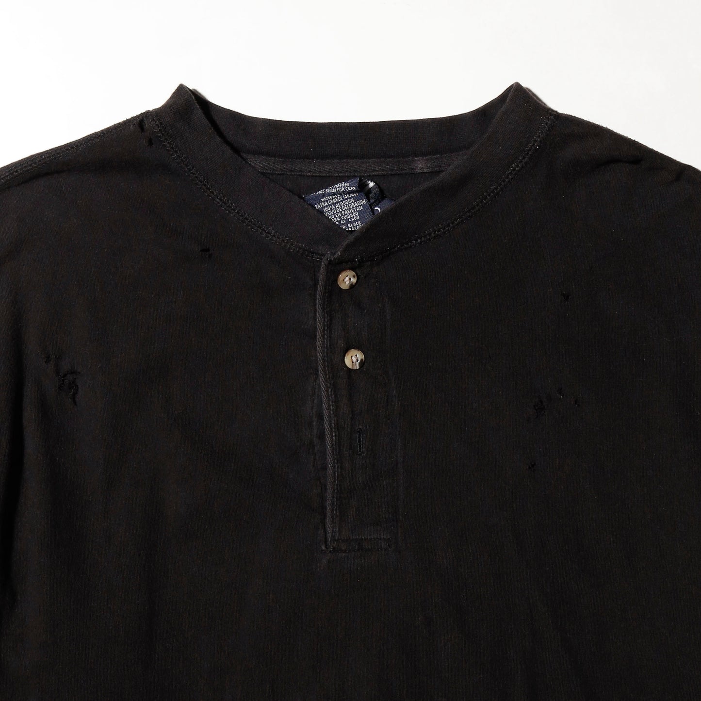 *one-off broken henry neck cut sew