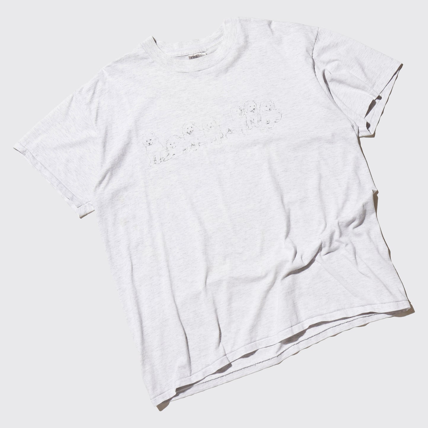 vintage 90's blur dog t-shirt, body-ONEITA power/50plus
