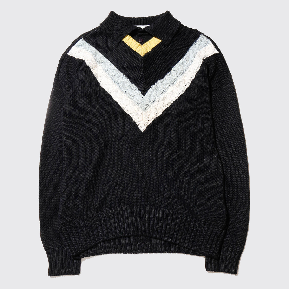 vintage hybrid tilden polo sweater