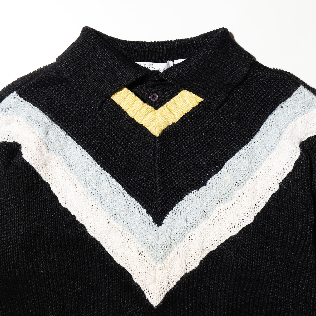 vintage hybrid tilden polo sweater