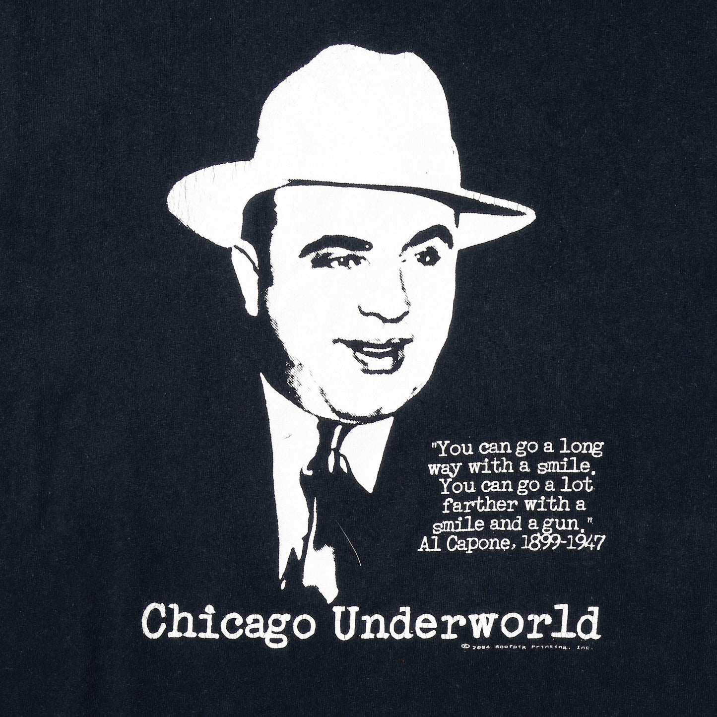 vintage 2004's Al Capone t-shirt
