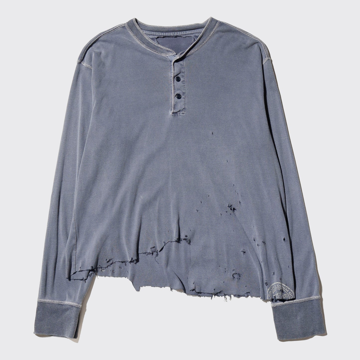 *one-off broken henry neck cut sew