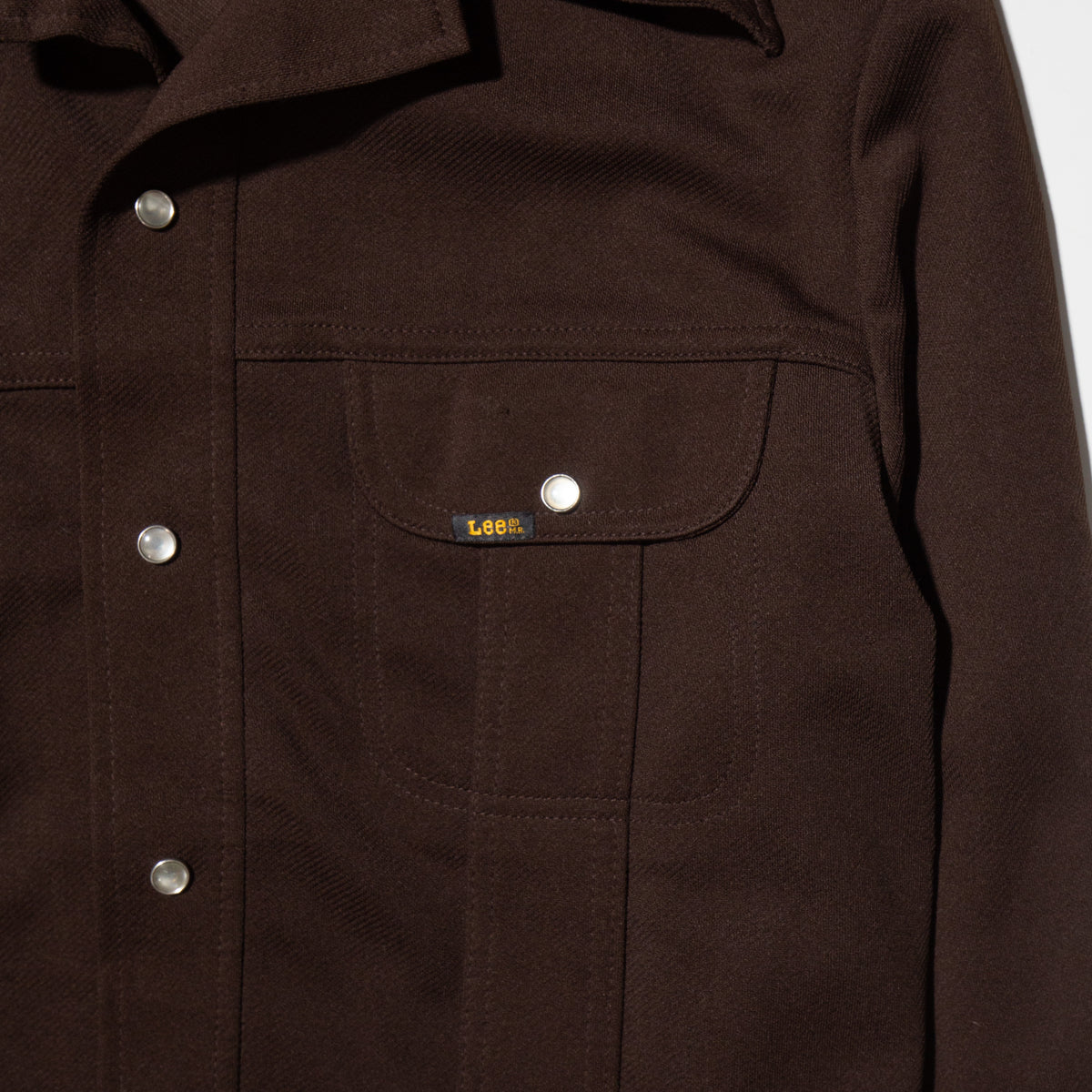 vintage 70's lee cropped poly truker jacket