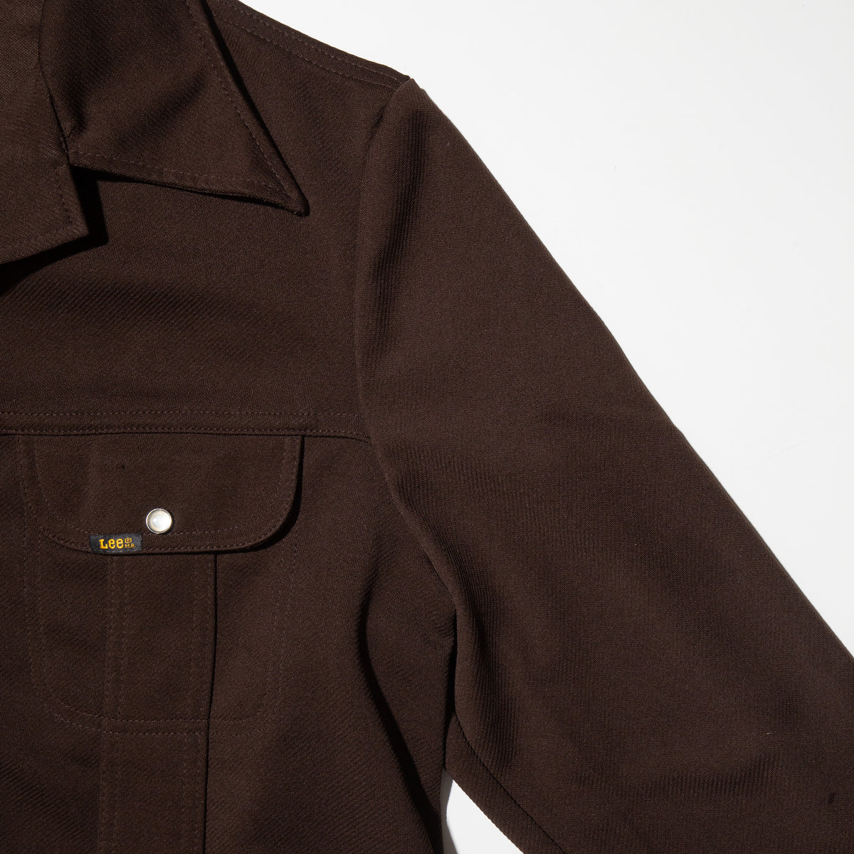 vintage 70's lee cropped poly truker jacket