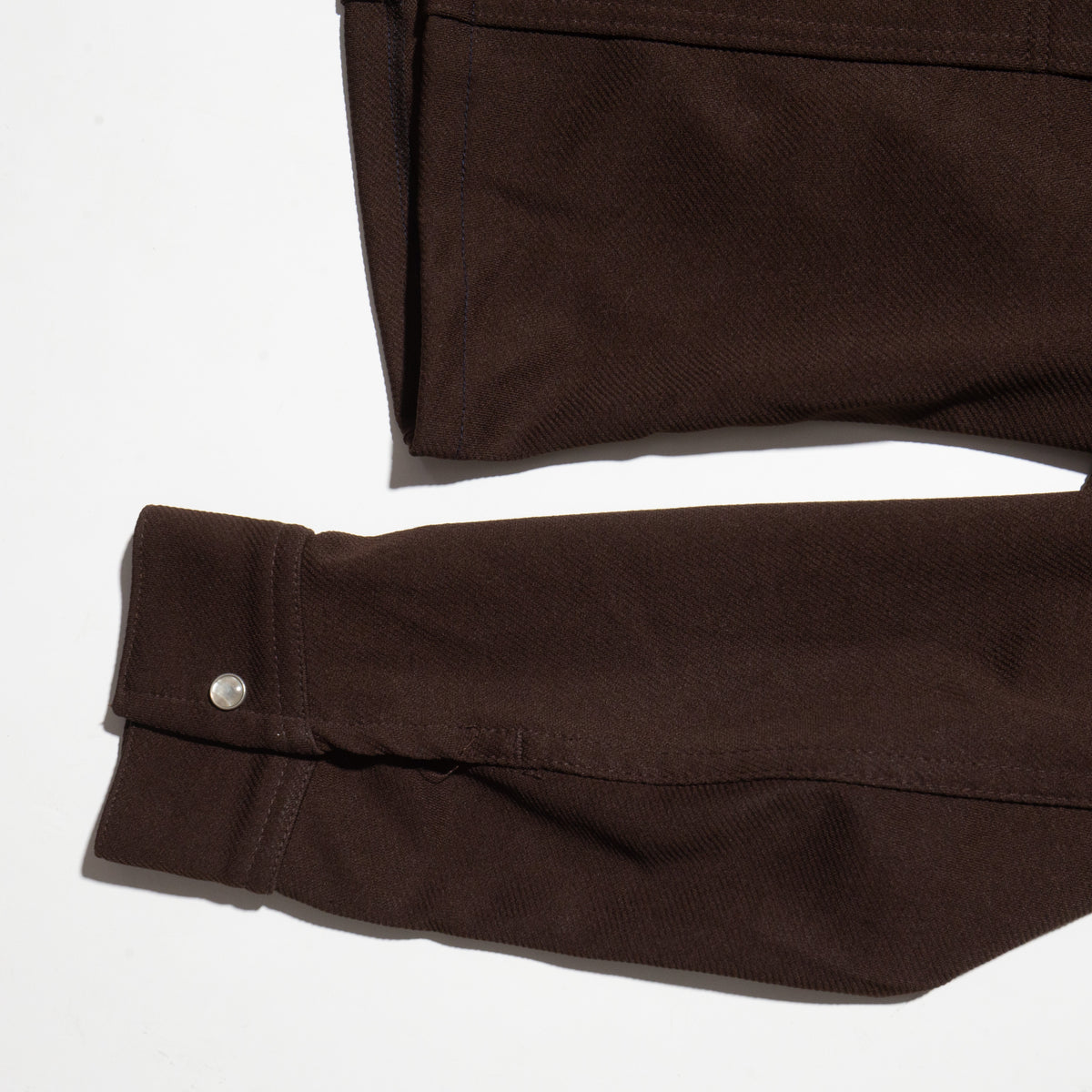 vintage 70's lee cropped poly truker jacket
